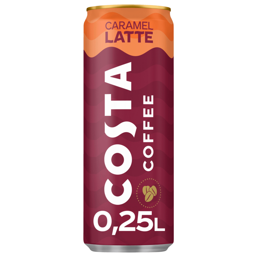 Costa Coffee Kaffeegetränk Caramel Latte 0,25l